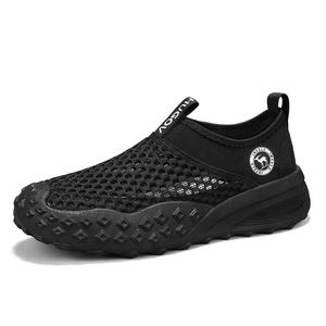 Baskets en maille à bout pointu tricotées légères pour hommes et femmes <span class=keywords><strong>lacets</strong></span> à plate-forme à enfiler chaussures de sport douces et paresseuses - Product Image 5