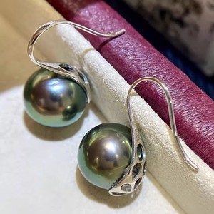 WENCHI 11026 2445 DIY Bijoux en perles Argent S925 Crochet d'oreille vide Support pour perles de 9-12 mm Boucles d'oreilles élégantes en argent - Product Image 1