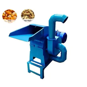 छोटे और बड़े पैमाने पर हथौड़ा फ़ीड pulverizer मकई सिल पुआल चावल भूसी सोयाबीन भोजन हथौड़ा चक्की पीसने की मशीन