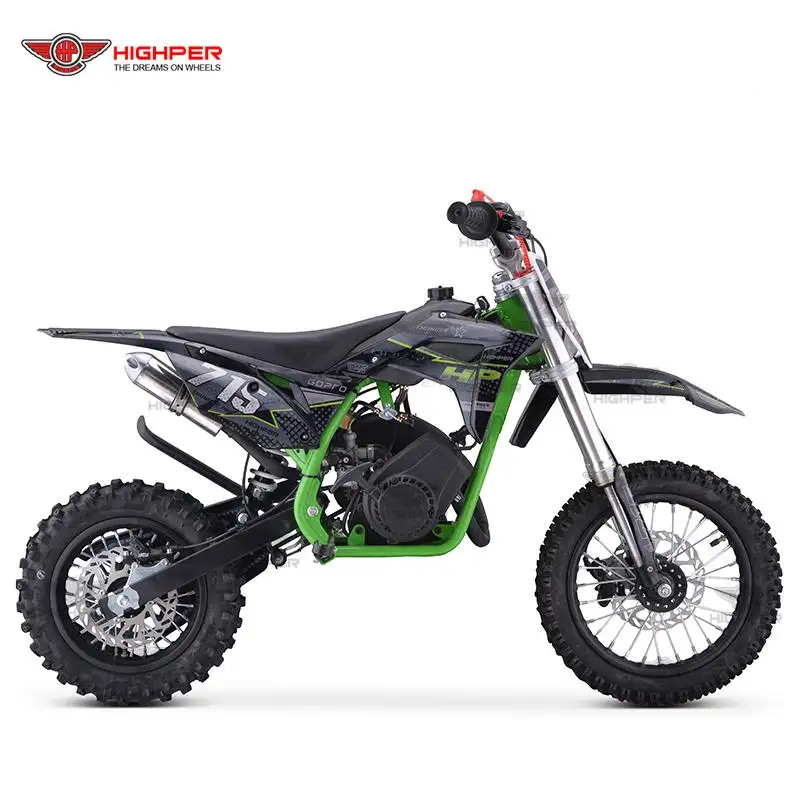 2 Takt 60cc Kleine Motocross Dirtbike Pitbike Crossmotor Voor Kinderen