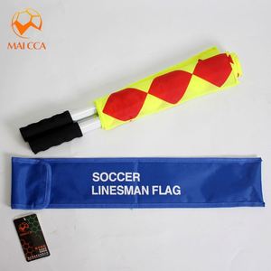 Bandera de árbitro de fútbol, bandera de mano duradera con mango de esponja cómodo, adecuada para entrenamiento y partidos - Product Image 5