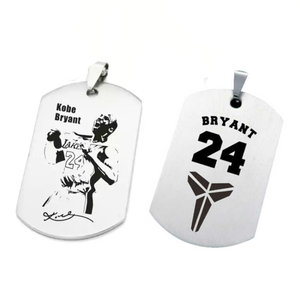 Collier pendentif personnalisé avec design de superstar du basket-ball pour <span class=keywords><strong>Kobe</strong></span> <span class=keywords><strong>Bryant</strong></span> - Product Image 1