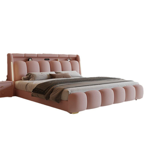 Crema <span class=keywords><strong>letto</strong></span> matrimoniale <span class=keywords><strong>con</strong></span> plateau imbottito <span class=keywords><strong>letto</strong></span> <span class=keywords><strong>con</strong></span> ripostiglio <span class=keywords><strong>sotto</strong></span> per camera d'albergo stile italiano <span class=keywords><strong>letto</strong></span> di lusso - Product Image 6