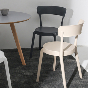 De diseño moderno barbar café restaurante salón sala de mesa de muebles de silla de plástico - Product Image 1