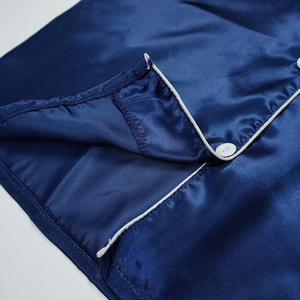 Femmes été automne printemps nouveau Design respirant glace soie doux tissé taille élastique pyjamas à manches courtes ensemble de vêtements de nuit - Product Image 3