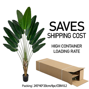 <span class=keywords><strong>Plante</strong></span> artificielle de bananier du voyageur de haute qualité, fausse <span class=keywords><strong>plante</strong></span> verte en pot, fabrication sur mesure de plantes artificielles pour la <span class=keywords><strong>d</strong></span>écoration intérieure - Product Image 4