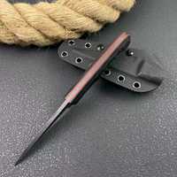 Petit couteau à lame fixe, couteau de survie pour la chasse, le camping, couteau de cou pour personnaliser