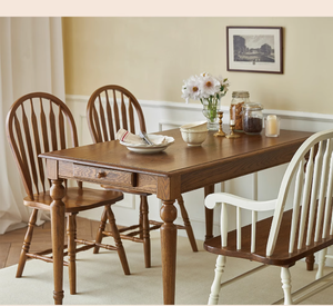 Sillas de madera <span class=keywords><strong>Winsor</strong></span> con acento de estilo americano HANYEE para muebles para el hogar, comedor, cocina, Hotel, gimnasio, salón, restaurante, uso - Product Image 3