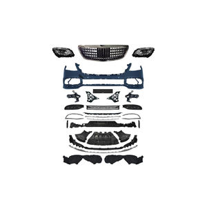 Kit de carrosserie Tegarry W222-(14-17) pour mise à niveau vers Maybach-(18-20) : pare-chocs avant et arrière, calandre, phares pour Benz 2014-2017 - Product Image 1