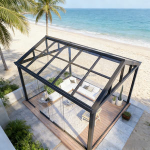 Terraza <span class=keywords><strong>de</strong></span> Aluminio <span class=keywords><strong>3x3</strong></span> 3x4 4x4 con Ventanas Corredizas, Protección UV, Pabellón, Pérgola - Product Image 6