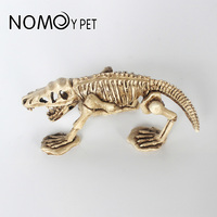 Offre Spéciale paysage ornemental en résine squelette de petit dinosaure pour terrarium de reptiles