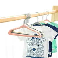 Baby Child Newborn Plastic Coat Clothes Hangers Cute Cartoon Adjustable  Hangers