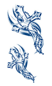 2 semanas de larga duración cuerpo brazo pecho hombro piernas Tribal símbolo personajes temporal semipermanente <span class=keywords><strong>tatuaje</strong></span> pegatina para hombres mujeres - Product Image 2