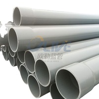 Prix des tuyaux en PVC de 4 pouces et 6 pouces de diamètre, tuyaux en plastique UPVC de 75 mm pour l'alimentation en eau souterraine