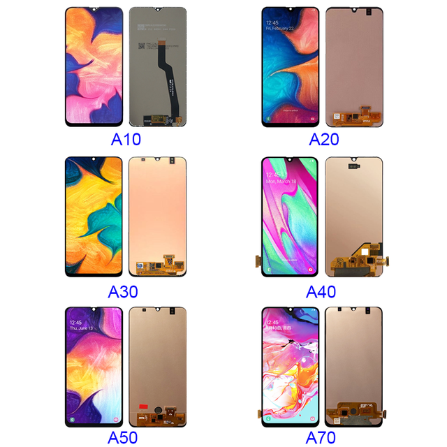Mobile Phone LCDs for Samsung Galaxy A10 A10S A20 A20S A30 A30S A40 A50 A50S A70 A71 LCD Display Touch Screen for Samsung LCD