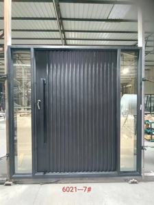 Porta Pivotante Moderna in Ferro Battuto di Grandi Dimensioni, Design Personalizzato, Porta d'Ingresso Esterna di Sicurezza Antifurto per Appartamenti, Atri Esterni e Ville - Product Image 6