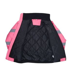 Customized <strong>Women</strong> High Visibility Construction Waterproof <strong>Hi</strong> <strong>Vis</strong> Road Pink Safety Reflective <strong>Jackets</strong> - Product Image 5