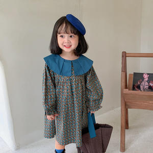 Vestido de Niña, Nuevo Vestido de Princesa Encantador, Primavera Otoño, Cuello Solapa, Manga Larga, Vestido para Niñas - Product Image 2