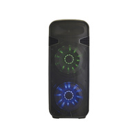 Haut-parleur actif professionnel double 15 pouces à deux voies pleine gamme 150W RMS Classe AB 4 Ohms pour scène, événements et systèmes audio en direct
