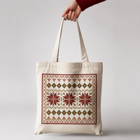 Sac de transport festif saisonnier en toile, livraison immédiate, solution de marquage personnalisée pour les petits et grands lots commerciaux
