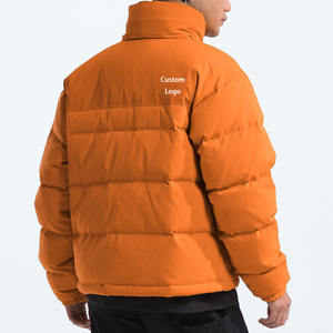 Chaqueta cortavientos de algodón y poliéster para hombre, abrigo de invierno del Norte unisex con etiqueta personalizada para <span class=keywords><strong>mujer</strong></span> - Product Image 5