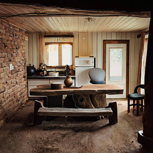 โต๊ะกาแฟไม้ทรงเมฆสไตล์นอร์ดิก เฟอร์นิเจอร์ห้องนั่งเล่นทันสมัย รูปทรงอิตาลีแบบไม่สมมาตร ปรับแต่งได้ - Product Image 3