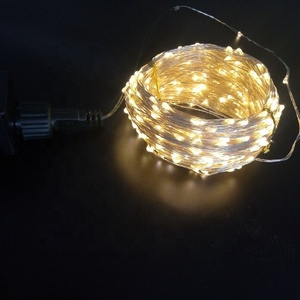 Đồng Cổ Tích đèn kỳ nghỉ <span class=keywords><strong>Led</strong></span> dây đồng chuỗi Lights với DC nối Power Adapter giáng sinh Wedding party Đồng ánh sáng - Product Image 4