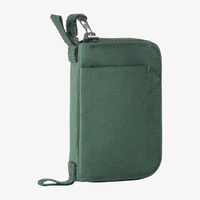 Pochette pour passeport de voyage à fente multiple avec fermeture à glissière Pochette pour passeport en polyester