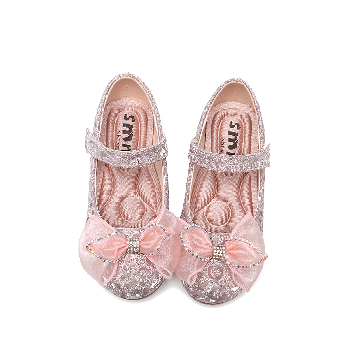 sparkling Bowknot Shoes Girl Princess Shoes Baby Soft Shoes