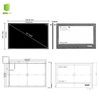 Modul LCD TFT IVO 10.1 Inci 1280x800 WXGA 3.5W M101GWWF R0 Layar IPS Medis Layar LCD 10.1 Inci