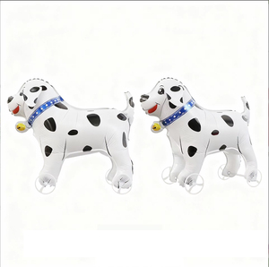 Set di Palloncini Gonfiabili a Forma di Animale con Ruote in Alluminio, Base Rotante per Feste, per Bambini - Product Image 2
