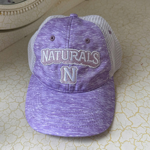 หมวกแก๊ปผ้าแคนวาสขายส่ง สีม่วง ปรับขนาดได้ แฟชั่นลำลอง แบรนด์ส่วนตัว ผู้ผลิตเวียดนาม ปักโลโก้ 3 มิติ - Product Image 4