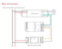 Capteur de mouvement DALI 5,8 GHz à micro-ondes avec variateur d'intensité, garantie 5 ans, relais marche/arrêt, capteur corporel intelligent à intensité variable, détection 10 m, 6 m