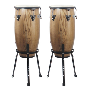 Tambour latin Konka Cana Percussion Une paire Tumbadora Jembe Bongos africains Canga Tambourin Tumbadoras Tambours - Product Image 4