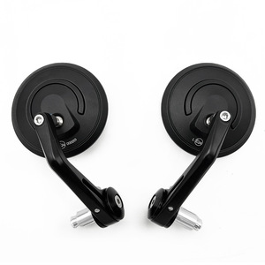 Réflecteur de guidon de moto en alliage d'aluminium, rétroviseur de guidon rétro - Product Image 4