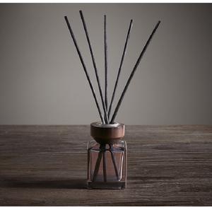 Diffuseur de <span class=keywords><strong>parfum</strong></span> en verre noir, rond, personnalisé, de 100ml, Floral, vente en gros - Product Image 2