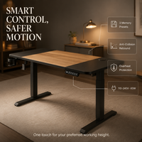 Table élévatrice électrique robuste AOR avec support en T renforcé, moteur unique, mémoire intelligente, vente en gros usine
