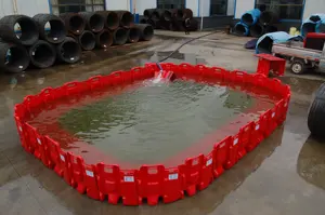 Barriera d'acqua in plastica ABS per la difesa dalle inondazioni stradali