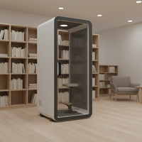 UNIBOOTH Cabines de Travail Portables Modernes Multifonctionnelles Personnalisables, Cabine de Réunion Insonorisée pour Bureau à Domicile et Bureaux