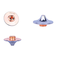 Buse laser chromée double couche haute vitesse D32 pour tête de découpe laser