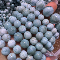 Perles en pierre naturelle en gros, bricolage, perles de larimar 1A, perles en vrac utilisées comme perles pour la fabrication de bracelets, colliers, fabrication de bijoux