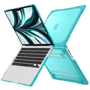 Yeni Laptop kılıfları anti-şok sert PC kapak Apple Macbook Pro 13 14 16 şeffaf kapak için Macbook Air 13