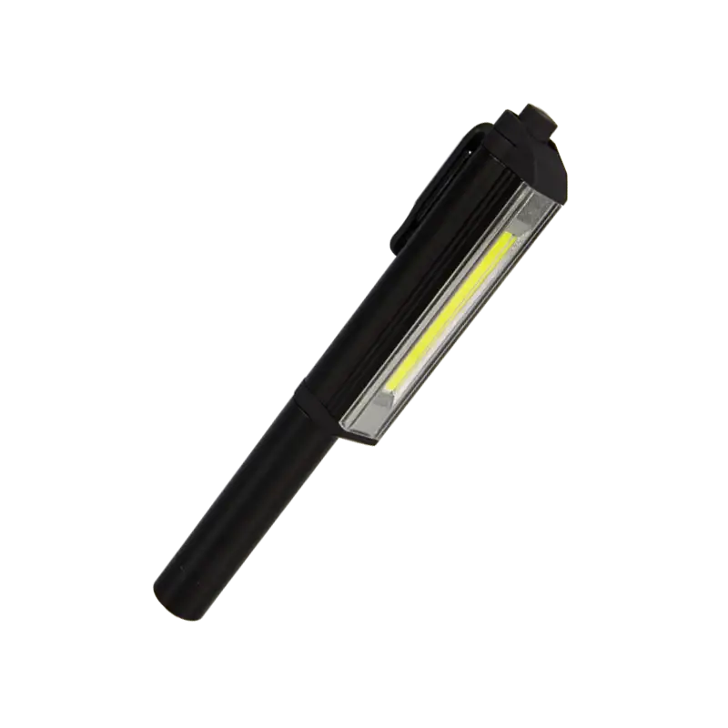 Schlankes tragbares Unterhemd-Blitzlicht 3W COB 220lm Magnetic Base Pen Light