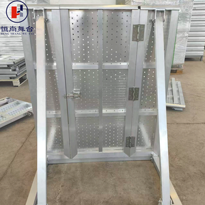 Barrière anti-émeute en aluminium pliable pour concerts, barrière de contrôle des foules, barrières anti-accident pour concerts, directement du fabricant - Product Image 2