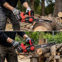 Tronçonneuse sans fil 20V sans balais, 16 pouces, 2600W, coupe-bois électrique, diamètre de coupe 400mm, vitesse de la chaîne