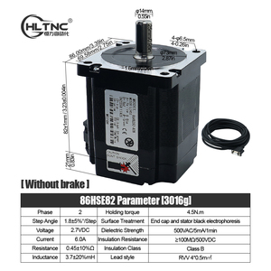 มอเตอร์สเต็ปเปอร์แบบวงปิด <span class=keywords><strong>NEMA</strong></span> 34 4.5NM, 8.5NM, 12NM ของรัสเซีย จัดส่งฟรี <span class=keywords><strong>86</strong></span> ชิ้น สำหรับเครื่องแกะสลัก CNC งานไม้และหิน - Product Image 2