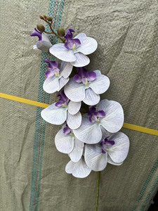 Naturel vrai toucher Latex papillon orchidée papillon orchidée papillon papillon orchidée maison <span class=keywords><strong>fleur</strong></span> plastique Phalaenopsis - Product Image 4