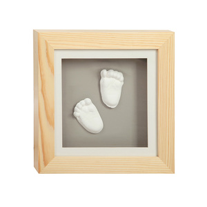 Vente chaude Nouveau-Né Bébé Souvenir 3D Imprime La <span class=keywords><strong>Main</strong></span> Empreintes <span class=keywords><strong>De</strong></span> Pieds Bébé Kit <span class=keywords><strong>De</strong></span> Coulée - Product Image 3