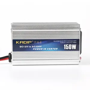 Kadip 150W generador portátil inversor Dc 12V Ac 220V inversor de corriente del cargador de batería