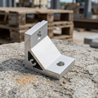 Accessoires en aluminium moulé sous pression résistant à la chaleur, support d'angle droit 3030